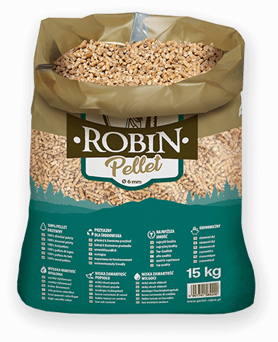 worek pelletu opałowego Robin do kupienia w Rawiczu lub sklepie internetowym